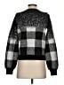 Bar III Checkered-gingham Black Pullover Sweater Size XS - photo 2
