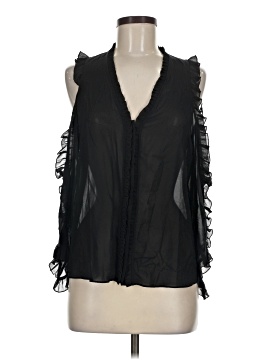 Alice + Olivia Sleeveless Silk Top