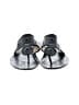 Jack Rogers 100% Leather Floral Solid Black Flip Flops Size 9 1/2 - photo 2
