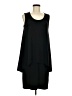 Alfani Solid Black Casual Dress Size 8 - photo 1