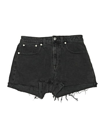 Madewell Curvy High-Rise Denim Shorts in Lunar Wash (view 1)