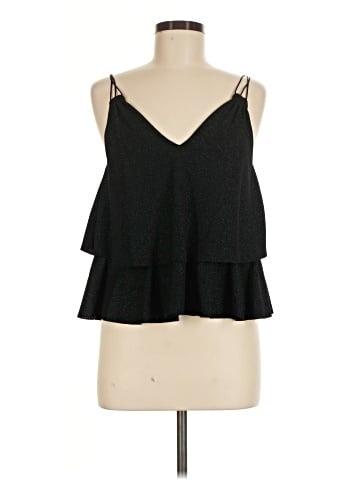 Zara W&B Collection Sleeveless Blouse (view 1)