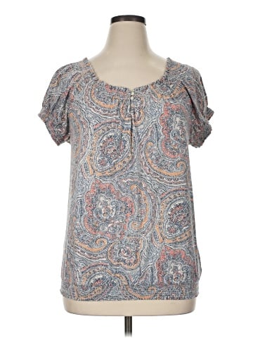 Chaps Short Sleeve Blouse (view 1)
