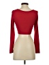 Shein Red Long Sleeve Top Size 2 - photo 2