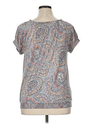 Chaps Short Sleeve Blouse (view 2)