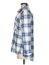 Robert Louis Plaid Blue Long Sleeve Blouse Size M - photo 5