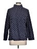 Lands' End 100% Polyester Polka Dots Blue Turtleneck Sweater Size L - photo 1