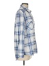 Robert Louis Plaid Blue Long Sleeve Blouse Size M - photo 4