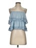 American Eagle Outfitters 100% Polyester Blue Sleeveless Blouse Size S - photo 1