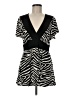 MICHAEL Michael Kors Black Short Sleeve Blouse Size M - photo 1