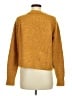 Banana Republic Solid Yellow Wool Pullover Sweater Size M - photo 2