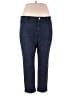 J.Jill Solid Blue Jeans Size 18 - photo 1