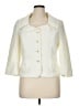 Giorgio Sant'Angelo 100% Polyester Ivory Blazer Size 14 - photo 1