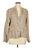 Eileen Fisher 100% Linen Tan Blazer Size M - photo 1