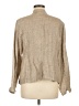 Eileen Fisher 100% Linen Tan Blazer Size M - photo 2