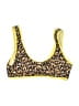 Lovewave Animal Print Yellow Swimsuit Top Size S - photo 1