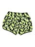 Justice 100% Polyester Print Green Athletic Shorts Size 12 - photo 2
