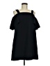 Topshop 100% Polyester Solid Black Cocktail Dress Size 6 - photo 1