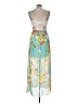Unbranded 100% Polyester Floral Blue White Cocktail Dress Size M - photo 2