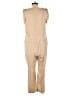 Banana Republic Solid Tan Jumpsuit Size 14 Petite - photo 2