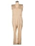 Banana Republic Solid Tan Jumpsuit Size 14 Petite - photo 1