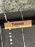 Timeson 100% Polyester Stripes Black Short Sleeve Blouse Size XL - photo 7