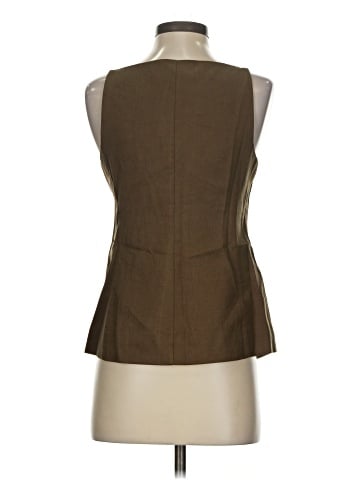 Madewell Square-Neck Vest in Drapey Twill (view 2)