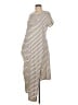 Hatch Stripes Tan Casual Dress Size Med Maternity (2) - photo 1