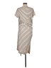 Hatch Stripes Tan Casual Dress Size Med Maternity (2) - photo 2