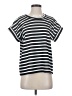 T Tahari Stripes Black Short Sleeve Top Size XS - photo 1