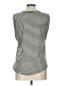 MICHAEL Michael Kors Stripes Gray Sleeveless Top Size L - photo 2
