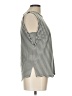 MICHAEL Michael Kors Stripes Gray Sleeveless Top Size L - photo 4