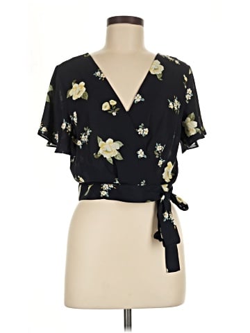 JOA Short Sleeve Blouse (view 1)