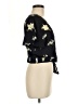 JOA 100% Polyester Black Short Sleeve Blouse Size M - photo 4