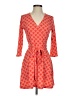 41Hawthorn Argyle Orange Casual Dress Size XS - photo 1