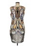 Gabby Skye Metallic Silver Cocktail Dress Size 8 - photo 2