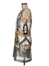 Gabby Skye Metallic Silver Cocktail Dress Size 8 - photo 5