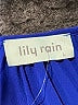 Lily Rain 100% Polyester Blue Long Sleeve Blouse Size L - photo 7