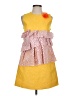 MSGM Color Block Solid Yellow Cocktail Dress Size EU (IT) 40 / US 4 - photo 1