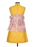 MSGM Color Block Solid Yellow Cocktail Dress Size EU (IT) 40 / US 4 - photo 2