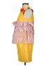 MSGM Color Block Solid Yellow Cocktail Dress Size EU (IT) 40 / US 4 - photo 5