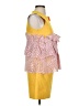 MSGM Color Block Solid Yellow Cocktail Dress Size EU (IT) 40 / US 4 - photo 4