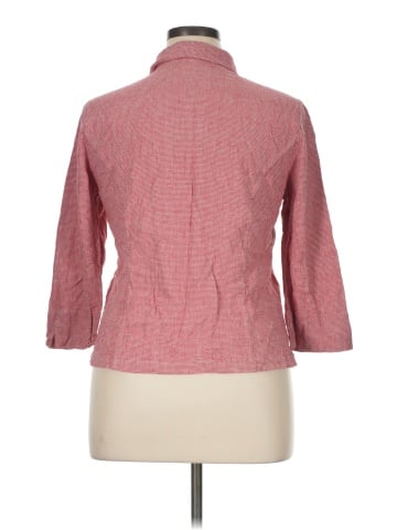 Christopher & Banks 3/4 Sleeve Button-Down Shirt (view 2)