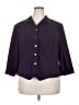 Coldwater Creek 100% Polyester Purple Blazer Size 20 - photo 1