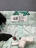 H&M 100% Cotton Tropical Green Board Shorts Size 6 - photo 3