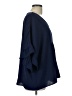 Andree by UNIT 100% Polyester Blue 3/4 Sleeve Blouse Size L - photo 4