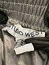 Studio West 100% Polyester Metallic Silver Formal Skirt Size S - photo 4