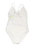 Becca White One Piece Swimsuit Size M - photo 2