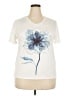 Unbranded Graphic Ivory Short Sleeve Top Size XXL - photo 1