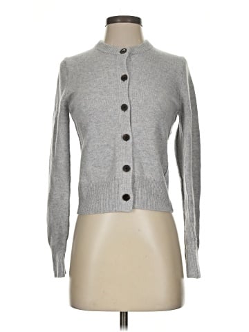 Madewell Cashmere Button-Front Cardigan Sweater (view 1)